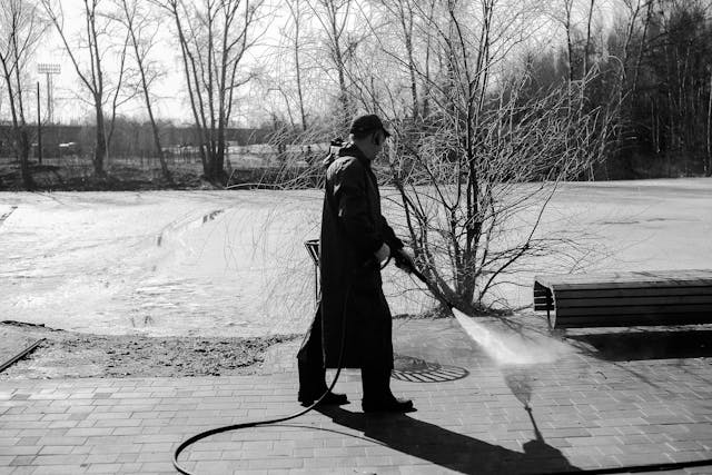 pressure washing